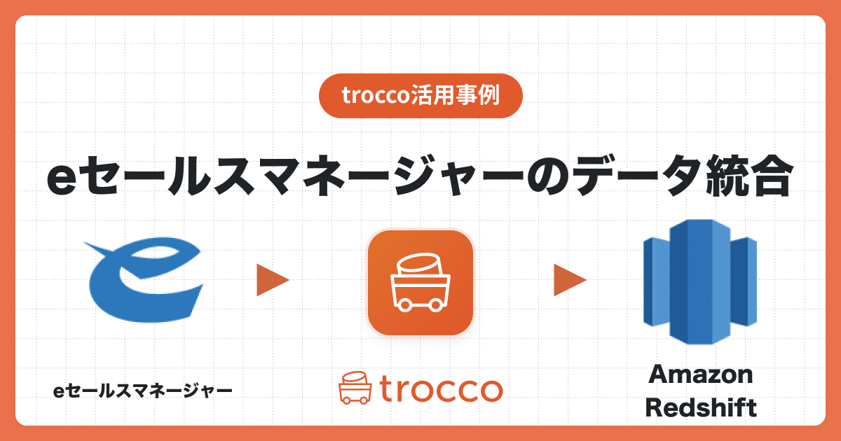 trocco®eセールスマネージャーのデータをAmazon Redshiftへ統合し、Lookerで可視化する